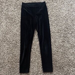 Old navy black velvet leggings